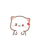 もちもち動くももねこちゃん 12(Version12)（個別スタンプ：3）