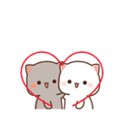 もちもち動くももねこちゃん 12(Version12)（個別スタンプ：4）
