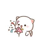 もちもち動くももねこちゃん 12(Version12)（個別スタンプ：5）