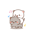 もちもち動くももねこちゃん 12(Version12)（個別スタンプ：7）
