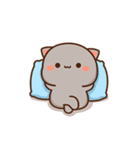 もちもち動くももねこちゃん 12(Version12)（個別スタンプ：15）