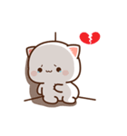 もちもち動くももねこちゃん 12(Version12)（個別スタンプ：18）