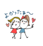 mottoのなかよしスタンプ♡なかよし（個別スタンプ：9）