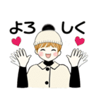 キュートなお団子ちゃん 15 ☆ やさしい冬（個別スタンプ：3）