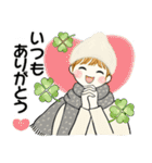 キュートなお団子ちゃん 15 ☆ やさしい冬（個別スタンプ：17）