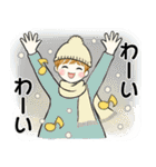 キュートなお団子ちゃん 15 ☆ やさしい冬（個別スタンプ：19）