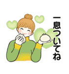キュートなお団子ちゃん 15 ☆ やさしい冬（個別スタンプ：22）