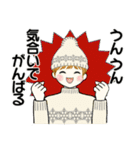 キュートなお団子ちゃん 15 ☆ やさしい冬（個別スタンプ：30）