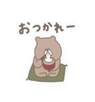 優しいお色のクマさん。冬編。（個別スタンプ：6）