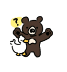 くまとあひるのおやこ（個別スタンプ：21）