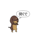 激しく尻尾をふるイヌ size L 4（個別スタンプ：17）