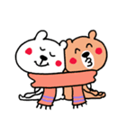 11月12月のくまさん（個別スタンプ：28）