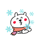 11月12月のくまさん（個別スタンプ：31）
