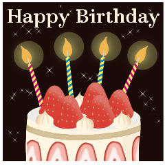 [LINEスタンプ] 【誕生日】心を込めて【おめでとう】
