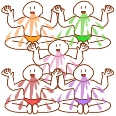 [LINEスタンプ] パンツフルーツ大福