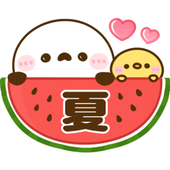 [LINEスタンプ] 夏♡シマエナガ