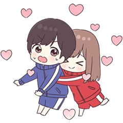 [LINEスタンプ] すきがあふれる！かまちょなジャージちゃんの画像（メイン）