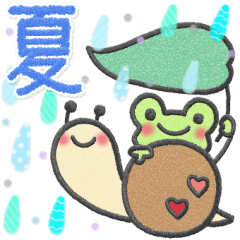 [LINEスタンプ] やさしく使える日常スタンプ[夏ver.2]✿再販