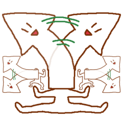 [LINEスタンプ] やわらかやじるし