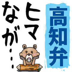 [LINEスタンプ] 高知・土佐弁☆大きな文字で読めるスタンプ
