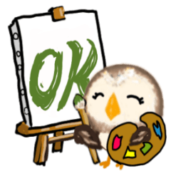 [LINEスタンプ] 動く★ふわふわフクロウ★毎日使える