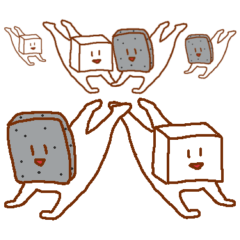 [LINEスタンプ] 豆腐タイツ こんにゃくタイツ