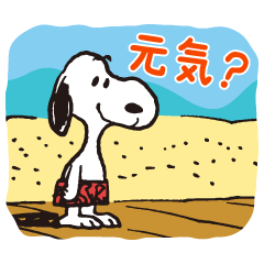 [LINEスタンプ] 夏を楽しむ！スヌーピースタンプ