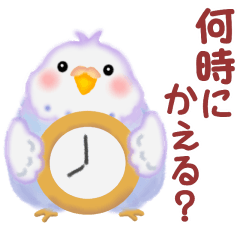 [LINEスタンプ] 家族の連絡☆ 仲良しインコさん