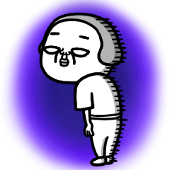 [LINEスタンプ] シュルレアリスム。心の闇の画像（メイン）