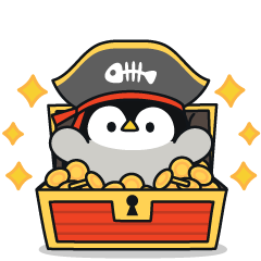 [LINEスタンプ] 飛び出す！心くばりペンギン（夏）
