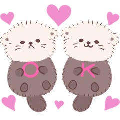 [LINEスタンプ] ゆるかわ♡ラッコ 敬語スタンプ
