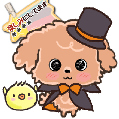 [LINEスタンプ] 愛犬家たちのわんこ/秋/敬語メモ/トイプー