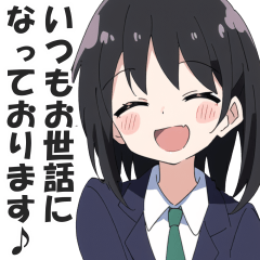 [LINEスタンプ] 働く女子のビジネス挨拶スタンプ2