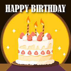 [LINEスタンプ] 飛び出す！誕生日メッセージスタンプ3