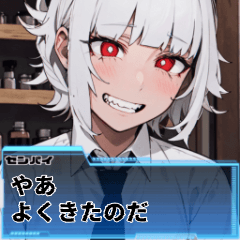 [LINEスタンプ] 笑顔が下手子ちゃんBIGスタンプ