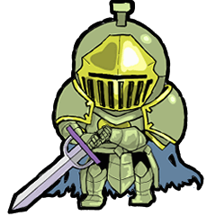 [LINEスタンプ] 動く★ゴールデン・デスナイト