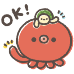 [LINEスタンプ] ゆるゆるタコちゅーの毎日