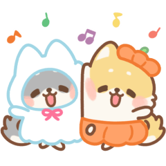 [LINEスタンプ] 【秋】しばワンコの可愛い毎日スタンプ