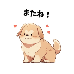 [LINEスタンプ] 癒しのわんこの日常