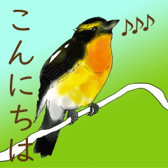 [LINEスタンプ] 野鳥がいっぱい！スズメ、ツバメ、雷鳥