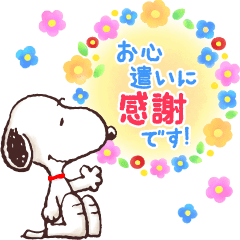 [LINEスタンプ] 優しく伝わる♪スヌーピー大人の気づかい