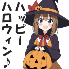 [LINEスタンプ] ハロウィンガールズ【秋・仮装・コスプレ】