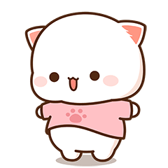 [LINEスタンプ] もちもち動くももねこちゃん 10(Version10)