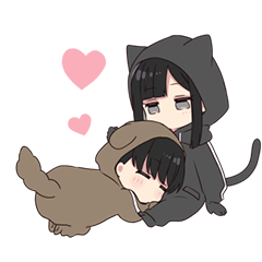 [LINEスタンプ] ラブラブ☆甘えんぼなゆるだらくん