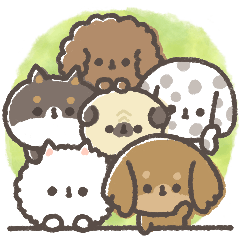 [LINEスタンプ] ゆるゆるわんこ！