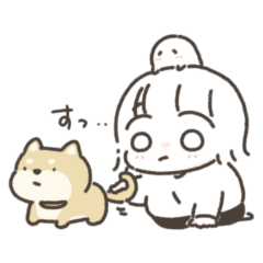 [LINEスタンプ] きままとオバケとイヌの画像（メイン）